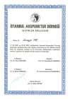 Dr. Sümeyye Taş Akupunktur sertifikası