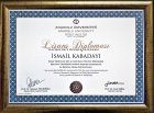 Dyt. İsmail Kabadayı Diyetisyen sertifikası