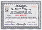 Uzm. Kl. Psk. Ecem Kudeki Psikoloji sertifikası