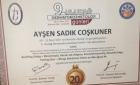 Uzm. Dr. Ayşen Sağdıç Coşkuner Dermatoloji sertifikası