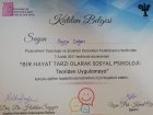 Psk. Beyza Doğan Psikoloji sertifikası