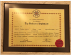 Op. Dr. Ersoy Taşpınar Genel Cerrahi sertifikası