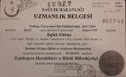 Uzm. Dr. Şafak Göktaş Enfeksiyon Hastalıkları ve Klinik Mikrobiyoloji sertifikası