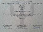 Uzm. Psk. Mine Kocaballı Hayatoğlu Psikoloji sertifikası
