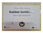 Uzm. Psk. Dan. Özlem Şafak Psikolojik Danışman sertifikası