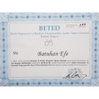 Uzm. Psk. Batuhan Efe Psikoloji sertifikası
