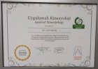 Uzm. Dr. İlkay Arıcan Geleneksel ve Tamamlayıcı Tıp sertifikası