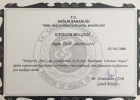 Uzm. Dyt. Özge Karaarslan Diyetisyen sertifikası