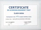 Dt. İlker Bora Diş Hekimi sertifikası