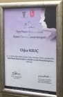 Op. Dr. Oğuz Kılıç Plastik Rekonstrüktif ve Estetik Cerrahi sertifikası