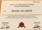 Psk. Dan. Deniz Gelmedi Psikolojik Danışman sertifikası