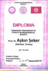 Doç. Dr. Aşkın Şeker Beyin ve Sinir Cerrahisi sertifikası