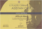 Op. Dr. Atilla Fesli Plastik Rekonstrüktif ve Estetik Cerrahi sertifikası