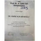 Doç. Dr. Emine Nur Rifaioğlu Dermatoloji sertifikası