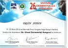 Uzm. Dr. Ersin Aydın Dermatoloji sertifikası