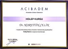Op. Dr. Nureddin Çelik Üroloji sertifikası