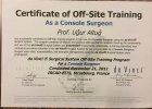 Prof. Dr. Mustafa Uğur Altuğ Üroloji sertifikası