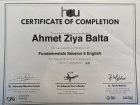 Prof. Dr. Ahmet Ziya Balta Genel Cerrahi sertifikası