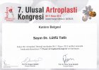 Op. Dr. Lütfü Tatlı Ortopedi ve Travmatoloji sertifikası