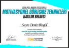 Dyt. Deniz Bingöl Diyetisyen sertifikası