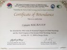 Doç. Dr. Canan Kocaman Çocuk Sağlığı ve Hastalıkları sertifikası