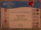 Op. Dr. Yücel Özen Kalp Damar Cerrahisi sertifikası