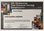 Dr. Dt. Akın Pişiren Diş Hekimi sertifikası