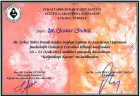 Op. Dr. Yunus Yıldız Kadın Hastalıkları ve Doğum sertifikası