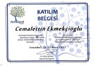 Dr. Cemalettin Ekmekcioğlu Geleneksel ve Tamamlayıcı Tıp sertifikası