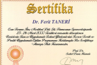 Prof. Dr. Ferit Taneri Genel Cerrahi sertifikası