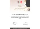 Op. Dr. Ayşe Barutçu Plastik Rekonstrüktif ve Estetik Cerrahi sertifikası