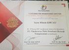 Dr. Dt. Mümin Kırcalı Diş Hekimi sertifikası