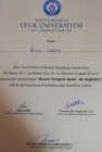Psk. Beyza Doğan Psikoloji sertifikası