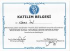 Uzm. Psk. Dan. Kübra İpçi Psikoloji sertifikası