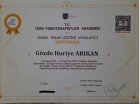 Psk. Gözde Huriye Türel Psikoloji sertifikası