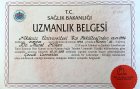 Prof. Dr. Murat Alkan Çocuk Cerrahisi sertifikası