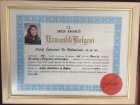 Op. Dr. Nuray Kitapçıoğlu Kadın Hastalıkları ve Doğum sertifikası