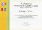 Uzm. Dyt. Turgay Köse Diyetisyen sertifikası