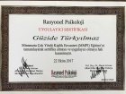 Uzm. Kl. Psk. Güzide Türkyılmaz Psikoloji sertifikası