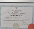 Op. Dr. Onur Bora Aslan Genel Cerrahi sertifikası