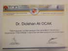 Op. Dr. Diclehan Ali Dicle Göz Hastalıkları sertifikası