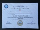 Dt. Emine Velda Sönmez Diş Hekimi sertifikası