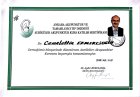 Dr. Cemalettin Ekmekcioğlu Geleneksel ve Tamamlayıcı Tıp sertifikası