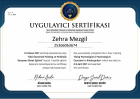 Uzm. Psk. Dan. Zehra Ezer Psikolojik Danışman sertifikası