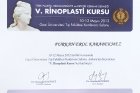 Prof. Dr. Furkan Erol Karabekmez Plastik Rekonstrüktif ve Estetik Cerrahi sertifikası