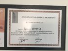 Dt. İsmail Yanmış Diş Hekimi sertifikası
