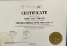 Dyt. Meltem Gök Diyetisyen sertifikası