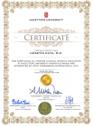 Dr. Hüseyin Kaya Medikal Estetik Tıp Doktoru sertifikası