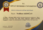 Psk. Neslihan Akdoğan Psikoloji sertifikası