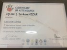 Yrd. Doç. Dr. Ş. Serkan Hezar Ortopedi ve Travmatoloji sertifikası